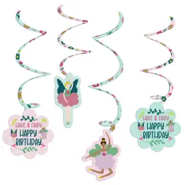 Hengende Swirls Fabulous Fairy 6-pakning