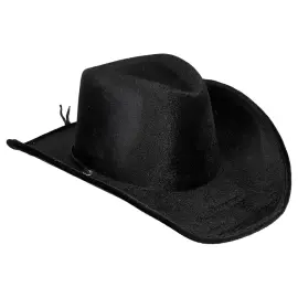 Cowboyhatt Svart Ville Vesten