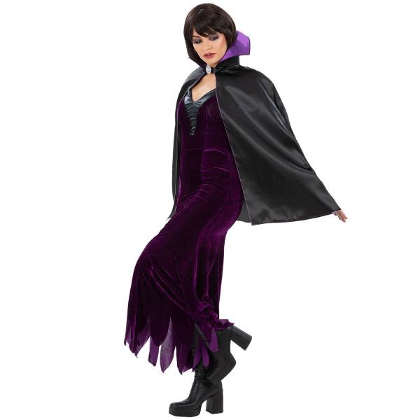 Dark Queen Kappe med Krage
