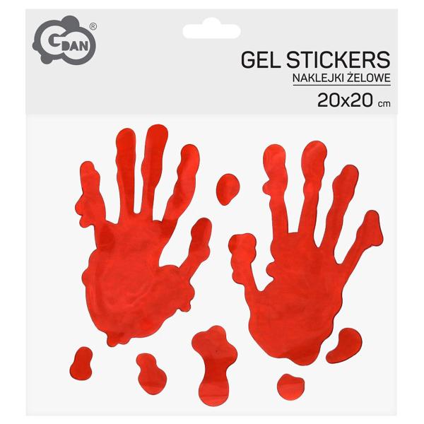 Gelstickers Blodige Håndavtrykk