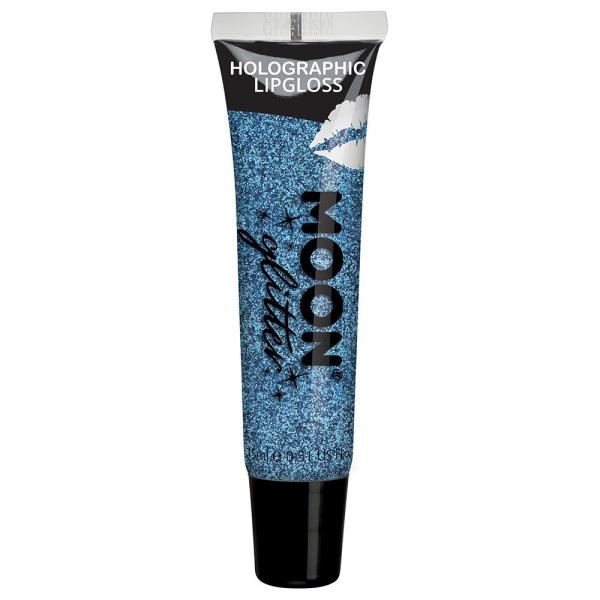 Moon Glitter Holografisk Glitter Lipgloss Blå