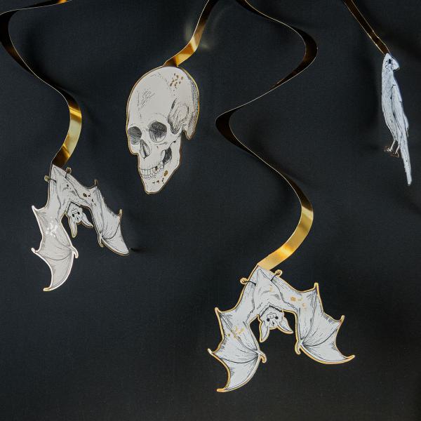 Hengende Halloween Swirls 6-pakning