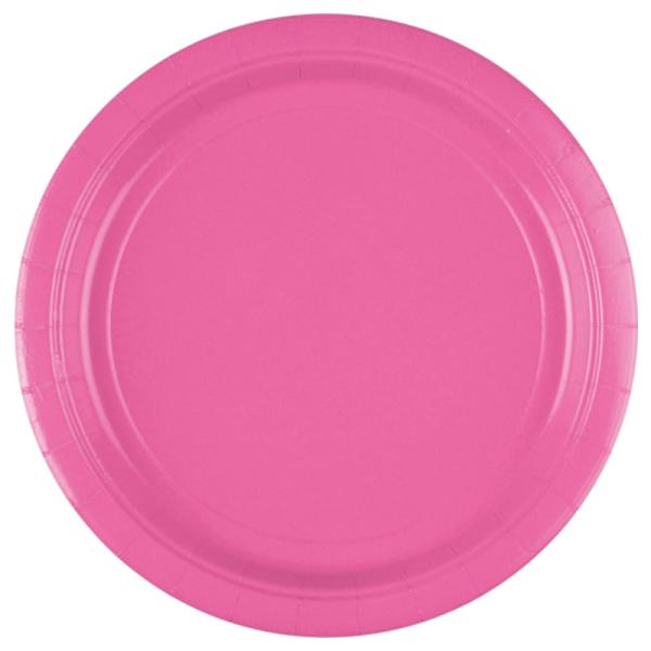 Papptallerkener Rosa