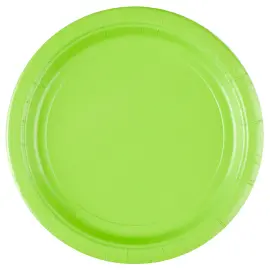 Papptallerkener Limegrønne