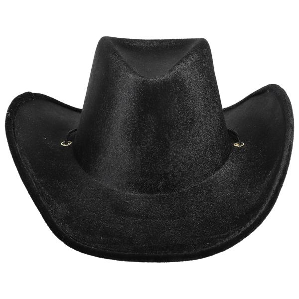 Cowboyhatt Svart Ville Vesten