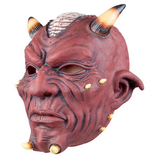 Latexmaske Djevel med Horn