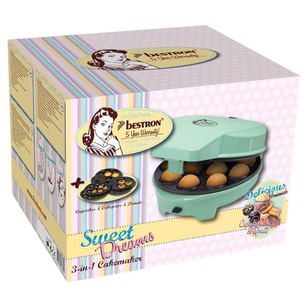 Bestron Sweet Dreams 3-i-1 Cake Maker