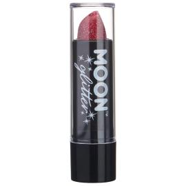 Moon Glitter Holografisk Glitter Leppestift Rød