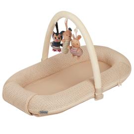 Babynest med Lekbue Beige