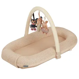 Babynest med Lekbue Beige