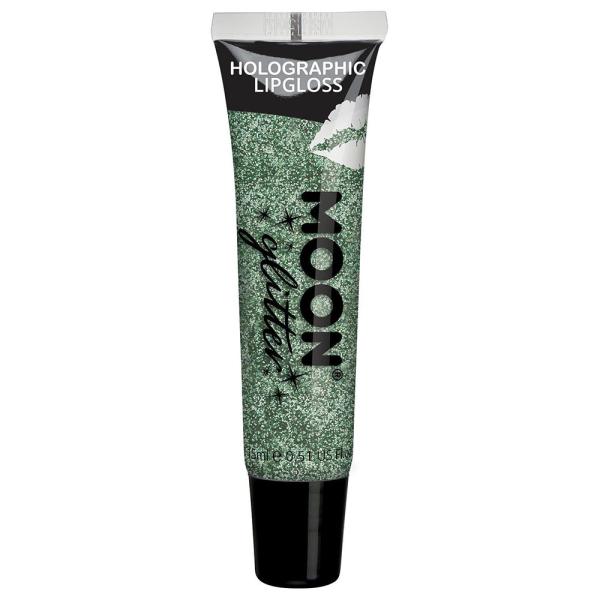 Moon Glitter Holografisk Glitter Lipgloss Grønn