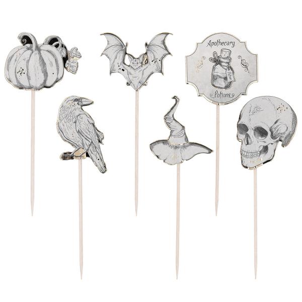Kakepinner Halloween 6-pakning