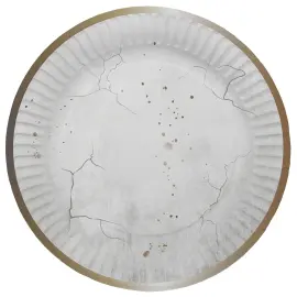 Papptallerkener Creepy Cracks 8-pakning