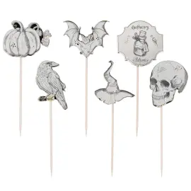 Kakepinner Halloween 6-pakning