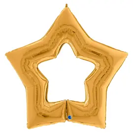 Linky Star Folieballong Gull