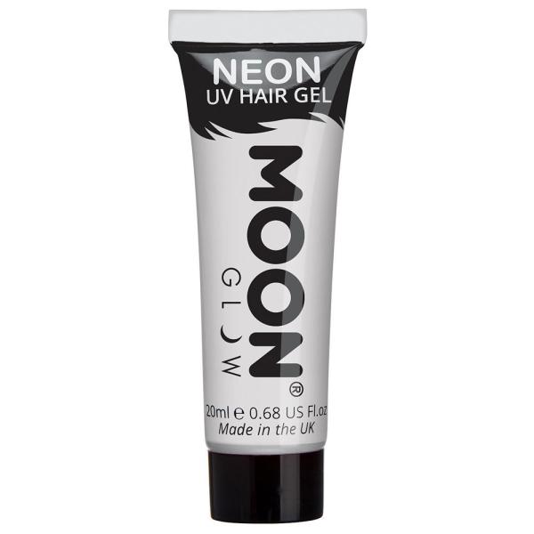 Moon Glow Neon UV Hårgelé Hvit