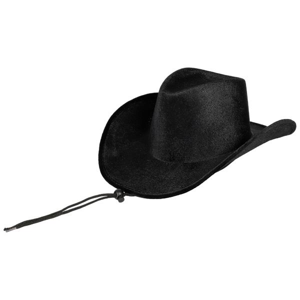 Cowboyhatt Svart Ville Vesten