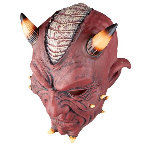 Latexmaske Djevel med Horn
