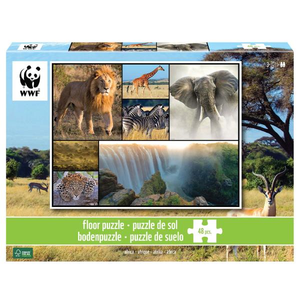 WWF Afrika Puslespill 48 Brikker
