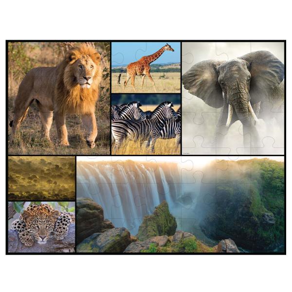 WWF Afrika Puslespill 48 Brikker