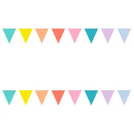 Vimpelgirlander Pastell