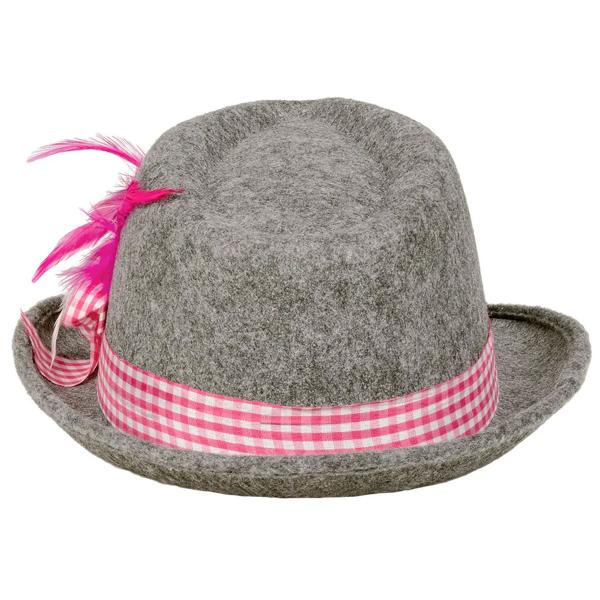 Tyrolerhatt Grå/Rosa