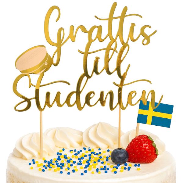 Kakepynt Grattis Till Studenten