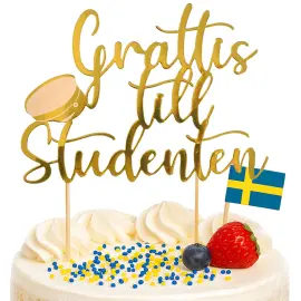 Kakepynt Grattis Till Studenten