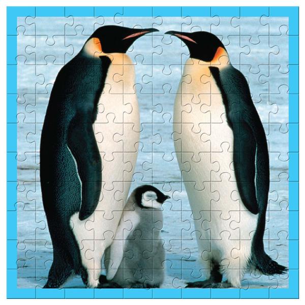 WWF Pingviner Puslespill 100 Brikker