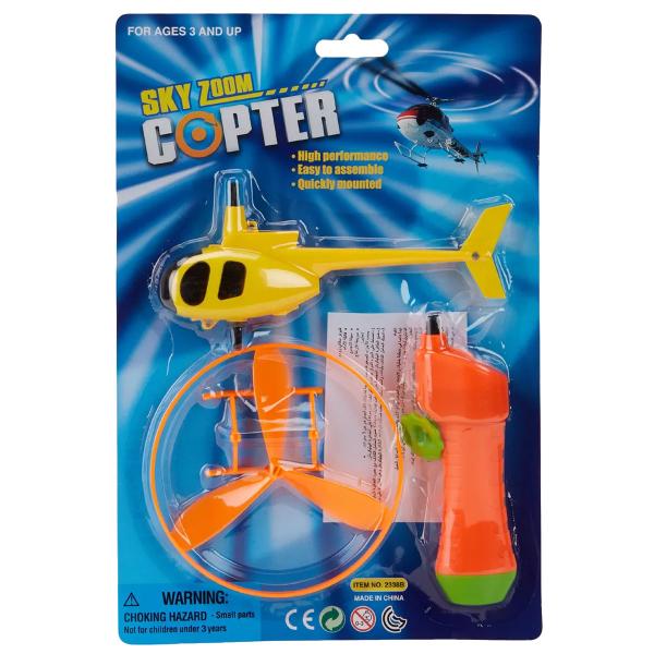 Helikopter med Spinner & Bærerakett