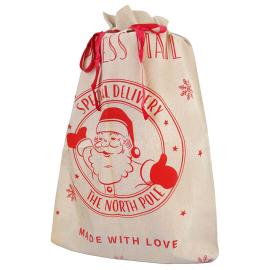 Julenisse Julegavesekk Jute