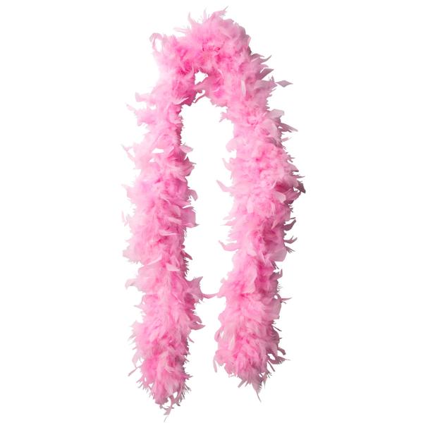Fjærboa Rosa 80g 180 cm