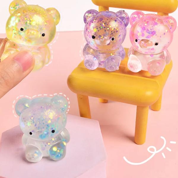 Klemmeleke Bjørn Glitter