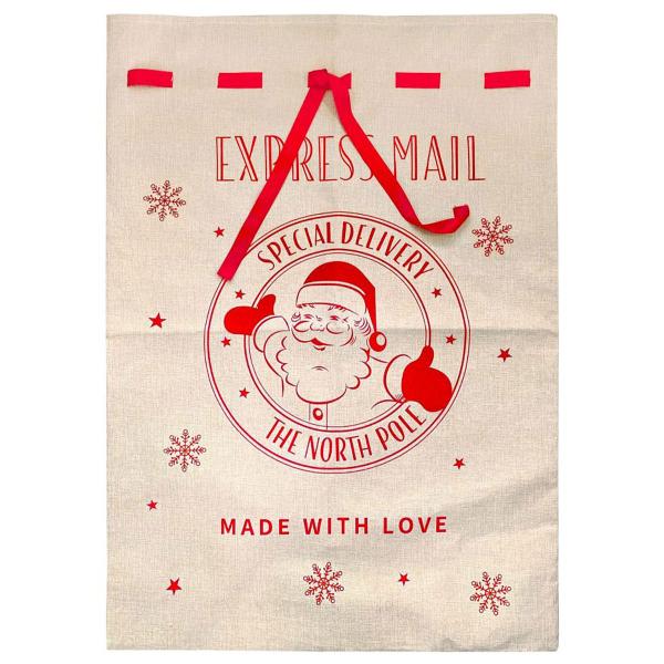 Julenisse Julegavesekk Jute