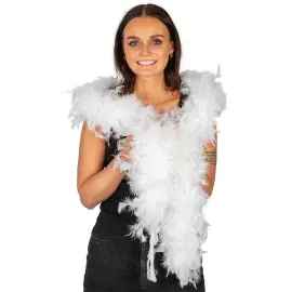 Fj&aelig;rboa Hvit 80g 180 cm