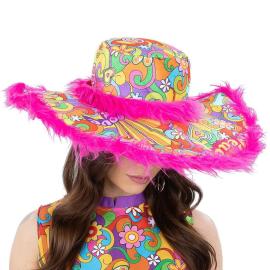 Hippie Solhatt Flerfarget