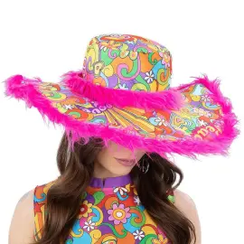 Hippie Solhatt Flerfarget