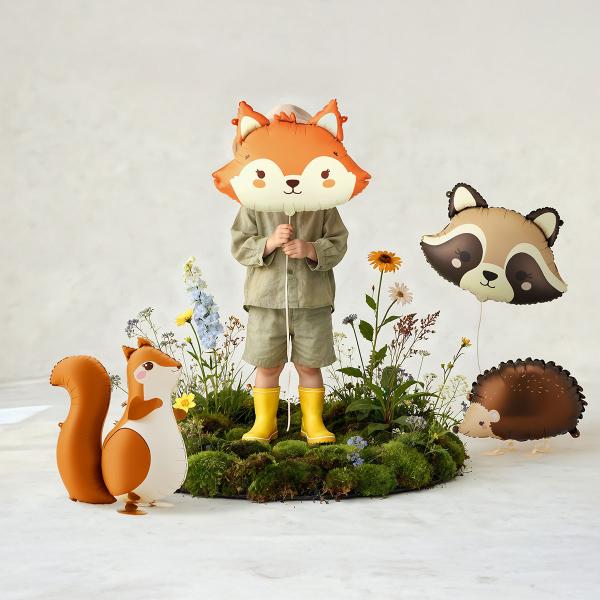 Folieballong Vaskebjørn 59 x 39 cm