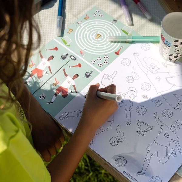 Aktivitetsbordbrikker Fotballbursdag 6-pakning