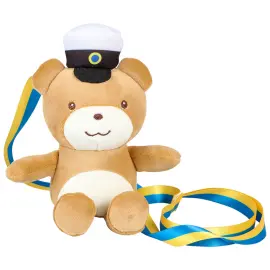 Studentbamse Bj&oslash;rn Lysebrun 18 cm