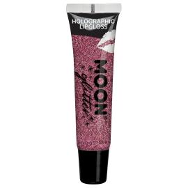 Moon Glitter Holografisk Glitter Lipgloss Rosa