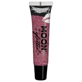 Moon Glitter Holografisk Glitter Lipgloss Rosa