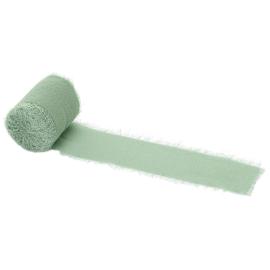 Chiffonbånd Pistasjgrønn 40 mm 3-pakning