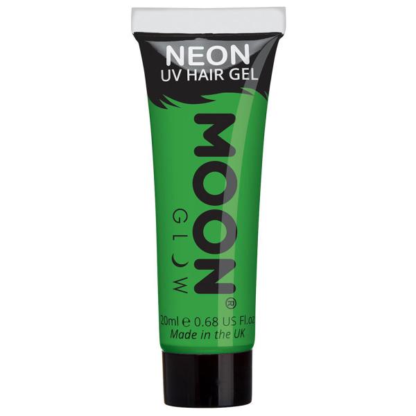 Moon Glow Neon UV Hårgelé Intensiv Grønn