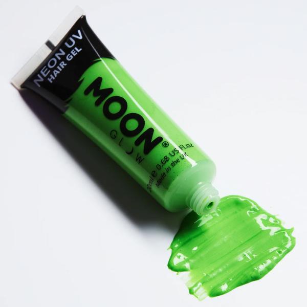 Moon Glow Neon UV Hårgelé Intensiv Grønn