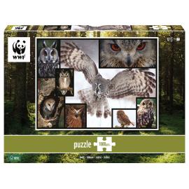 WWF Ugler Puslespill 1000 Brikker