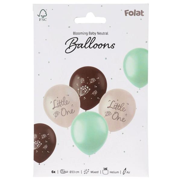 Latexballonger Little One Mix 6-pakning
