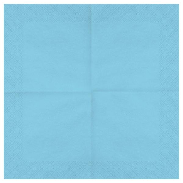 Papirservietter Lyseblå