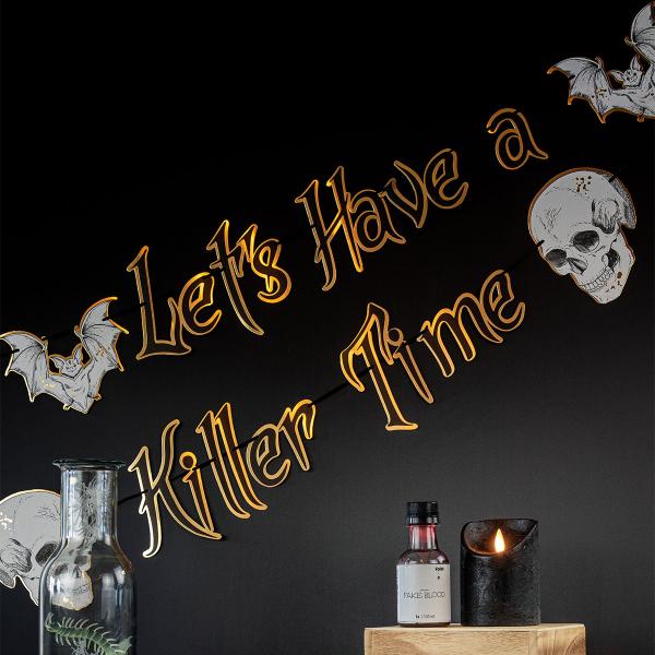 Bokstavgirlander Let's Have a Killer Time
