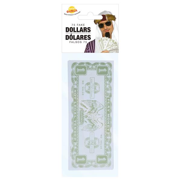 Falske Sedler Dollar 75-pakning